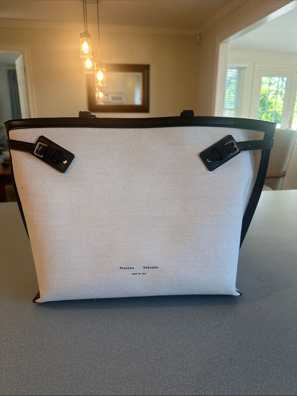 Proenza Schuler Linen Days Carryall Tote Bag